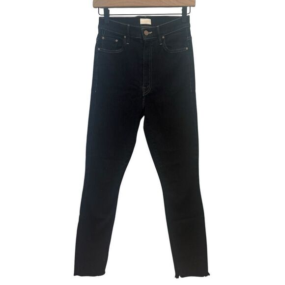 Mother The Swooner Crop Fray Skinny Jeans in Too Good To Be True Size 27 - Picture 2 of 8